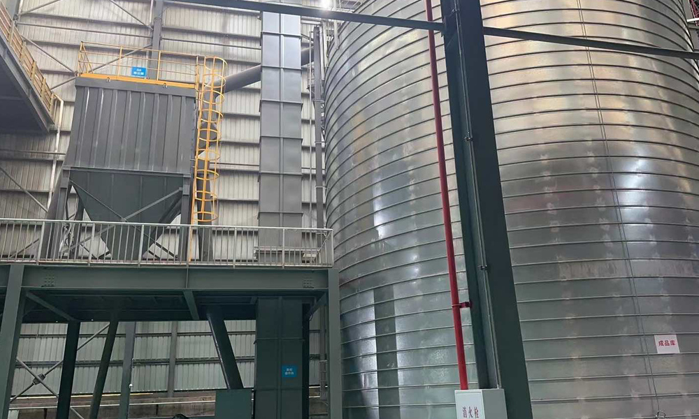 成品料仓及除尘系统